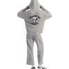 Wool-Cashmere Peanuts Athletics Dpt Hoodie, Light Grey - Sweaters - 5