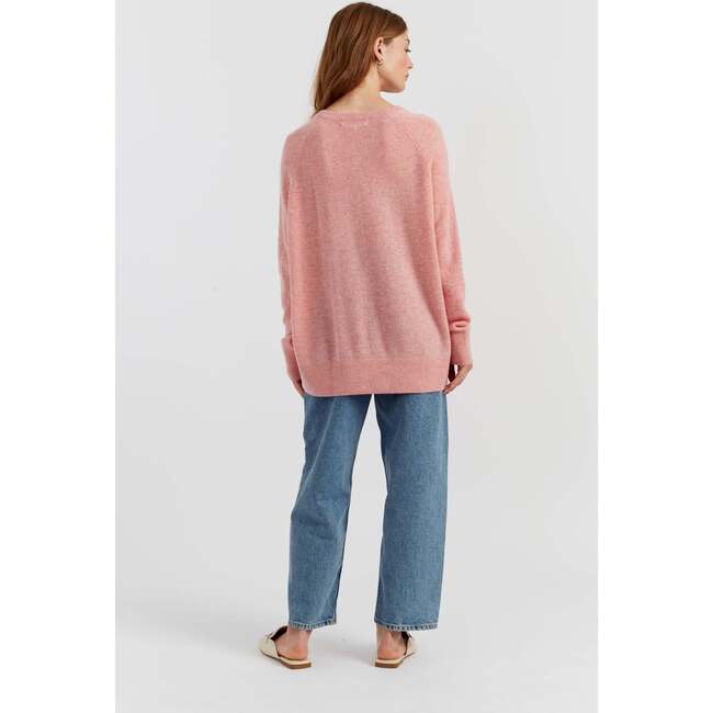 Pure Cashmere Summer Slouchy Sweater, Pink
