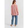 Pure Cashmere Summer Slouchy Sweater, Pink - Sweaters - 2