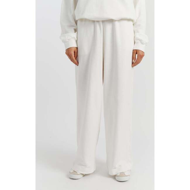 Cotton Snoopy Sweatpants, Cream