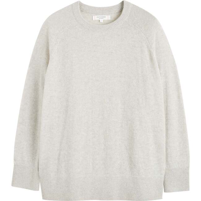 Pure Cashmere Summer Slouchy Sweater, Beige - Sweaters - 4