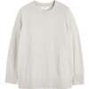 Pure Cashmere Summer Slouchy Sweater, Beige - Sweaters - 4