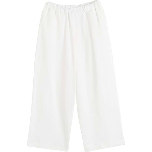 Cotton Snoopy Sweatpants, Cream - Pants - 5