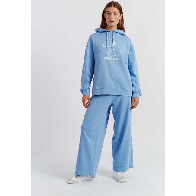 Cotton Jog On Snoopy Hoodie, Blue