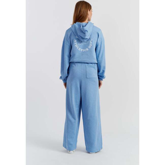 Cotton Snoopy Sweatpants, Blue - Pants - 3