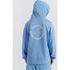 Cotton Jog On Snoopy Hoodie, Blue - Sweaters - 2