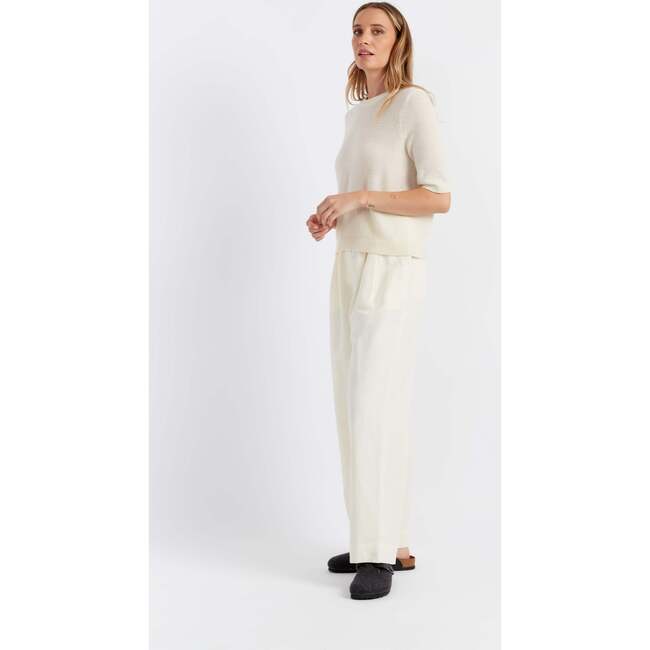 Cloud Cashmere T-Shirt, Cream