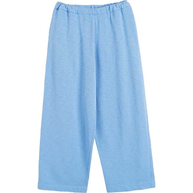 Cotton Snoopy Sweatpants, Blue - Pants - 4