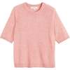 Cloud Cashmere T-Shirt, Pink - Sweaters - 5