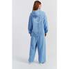 Cotton Jog On Snoopy Hoodie, Blue - Sweaters - 4