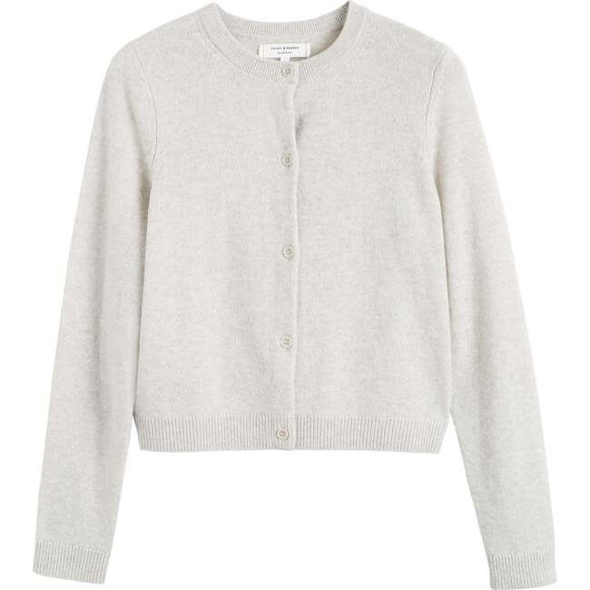 Cloud Cashmere Cardigan, Beige - Sweaters - 4
