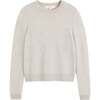 Cloud Cashmere Cropped Sweater, Beige - Sweaters - 4