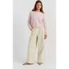 Brushed Pure Cashmere Sweater, Pink - Sweaters - 2
