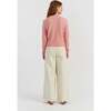 Cloud Cashmere Cropped Sweater, Pink - Sweaters - 4