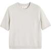 Cloud Cashmere T-Shirt, Beige - Sweaters - 4