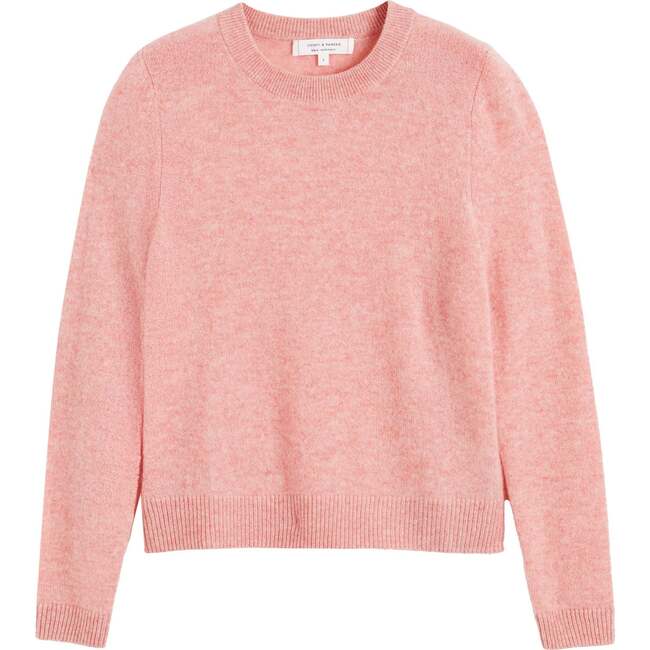 Cloud Cashmere Cropped Sweater, Pink - Sweaters - 5