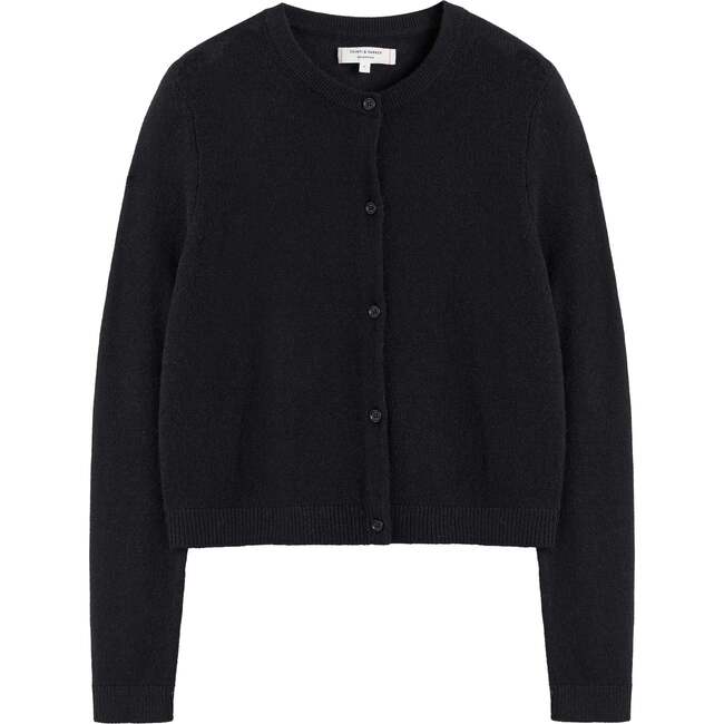 Cloud Cashmere Cardigan, Black - Sweaters - 4