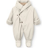 MINI A TURE MATFIANNA fleece lined winter pramsuit, ANGORA CREAM - Snowsuits - 1 - thumbnail