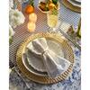 Twill Table Runner, Navy French Ticking - Tabletop Decor - 2
