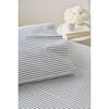 Twill Bed Sheet Set, Navy French Ticking - Sheets - 2