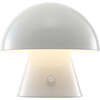 Porcini 7" Contemporary Rechargeable/Cordless Integrated Portable LED Mushroom Table Lamp, White - Lighting - 1 - thumbnail