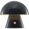 Porcini 7" Contemporary Rechargeable/Cordless Integrated Portable LED Mushroom Table Lamp, Navy - Lighting - 1 - thumbnail