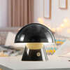 Porcini 7" Contemporary Rechargeable/Cordless Integrated Portable LED Mushroom Table Lamp, Black - Lighting - 5