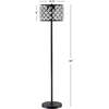 Elizabeth 60" Crystal/Metal LED Floor Lamp, Bronze/Clear - Lighting - 4