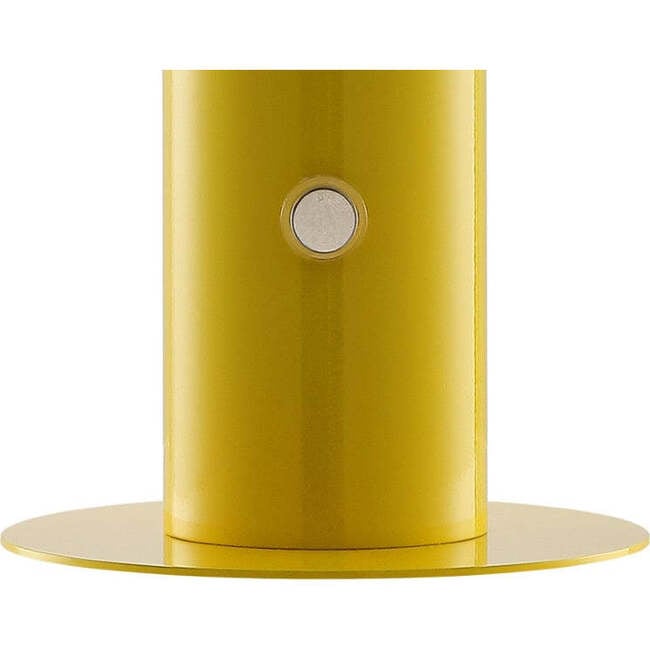 Suillius 11" Contemporary Rechargeable/Cordless Integrated Portable LED Mushroom Table Lamp, Yellow - Lighting - 7