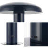 Suillius 11" Contemporary Rechargeable/Cordless Dimmable Integrated LED Mushroom Table Lamp, Navy - Lighting - 7