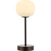 Natalia 12.25" Modern Rechargeable Integrated Portable LED Table Lamp, Oil Rubbed Bronze/White - Lighting - 1 - thumbnail