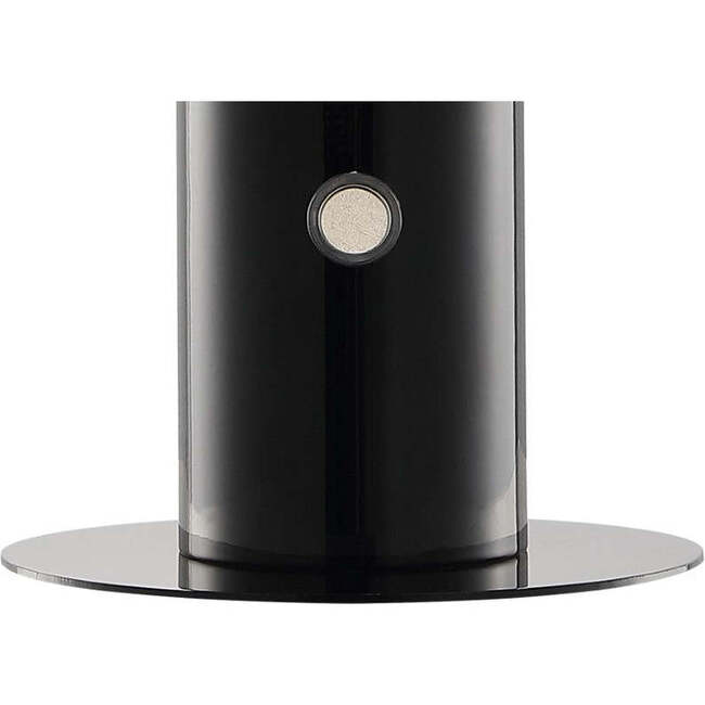 Suillius 11" Contemporary Rechargeable/Portable Integrated Portable LED Mushroom Table Lamp, Black - Lighting - 7