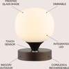 Owen 6.13" Rechargeable Integrated Portable LED Table Lamp, Oil Rubbed Bronze/White - Lighting - 3