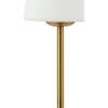 Carson 12.75" Modern Minimalist Rechargeable Integrated Portable LED Table Lamp, Brass Gold/White - Lighting - 6