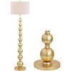 Adriana 62.5" Contemporary Transitional Metal LED Floor Lamp, Gold Painting - Lighting - 1 - thumbnail