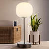 Natalia 12.25" Modern Rechargeable Integrated Portable LED Table Lamp, Oil Rubbed Bronze/White - Lighting - 5 - thumbnail