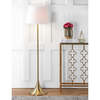 Amelia 63" Metal LED Floor Lamp, Brass - Lighting - 2 - thumbnail