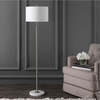 June 65" Adjustable Metal/Marble LED Floor Lamp, Chrome - Lighting - 4 - thumbnail