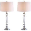 Emma 29.5" Crystal LED Table Lamp, Clear (Set of 2) - Lighting - 1 - thumbnail