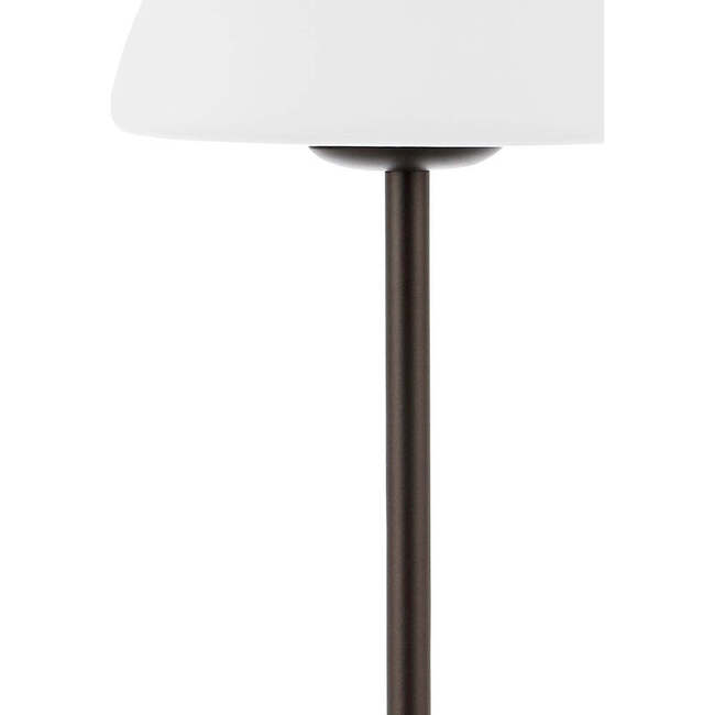 Xavier 12.5" Rechargeable Integrated Portable LED Table Lamp, Oil Rubbed Bronze/White - Lighting - 6