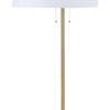 Amelia 63" Metal LED Floor Lamp, Brass - Lighting - 6 - thumbnail