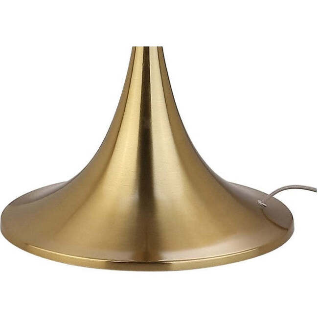 Amelia 63" Metal LED Floor Lamp, Brass - Lighting - 7