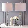 Emma 29.5" Crystal LED Table Lamp, Clear (Set of 2) - Lighting - 2 - thumbnail