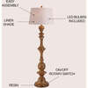 Taylor 67" Resin LED Floor Lamp, Brown - Lighting - 3