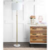 June 65" Adjustable Metal/Marble LED Floor Lamp, Brass - Lighting - 5 - thumbnail