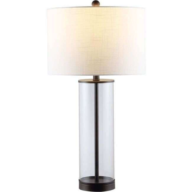 Collins 29.25" Glass LED Table Lamp, Oil Rubbed Bronze