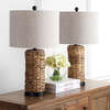 Elicia 25" 1-Light Water Hyacinth LED Table Lamp, Natural (Set of 2) - Lighting - 6