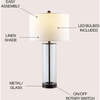 Collins 29.25" Glass LED Table Lamp, Oil Rubbed Bronze - Lighting - 3 - thumbnail