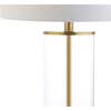 Collins 29.25" Glass LED Table Lamp, Brass Gold - Lighting - 5