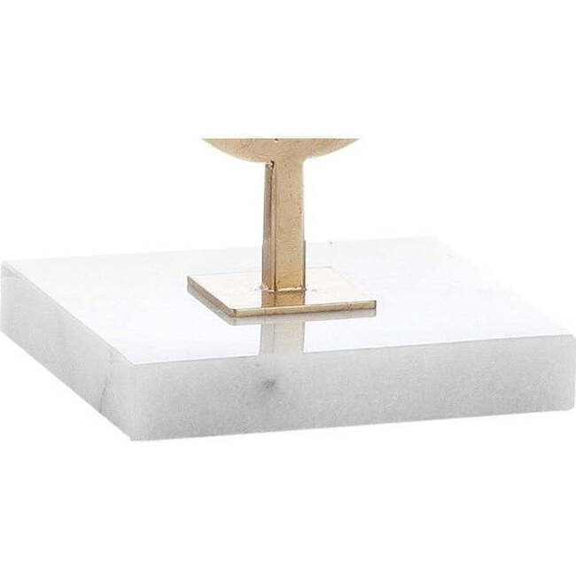 July 31" Modern Contemporary Metal LED Table Lamp, Gold Painting - Lighting - 7